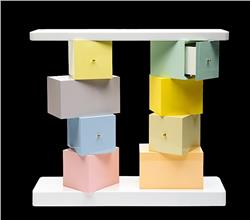 Ettore Sottsass Console Cubica personal Author's Proof in STOCK