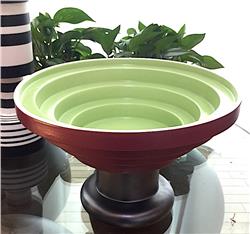 bowl vase green red by ettore sottsass IN STOCK