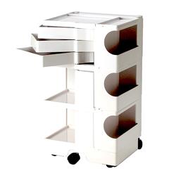 Joe Colombo Boby trolley B-33 White in STOCK
