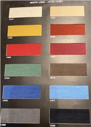 mixe linen/cotton fabric color samples 2