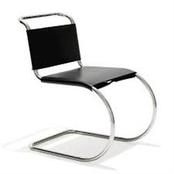 Mies van der Rohe side chair leather
