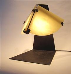 Chareau table lamp alabaster