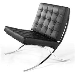 pavillion chair based on designs of mies van der rohe barcelona 1929