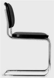 marcel breuer cesca side chair upholstered