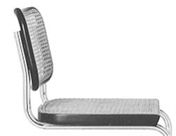 breuer cesca side chair cane seat and back set