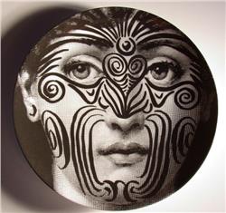 fornasetti plate # 9 tema e variazioni in STOCK