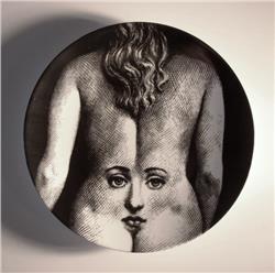 fornasetti plate # 300 tema e variazioni