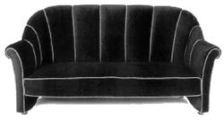 Josef Hoffmann Haus Koller 3 seat sofa