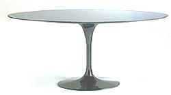 Saarinen oval dining table marquina marble 96
