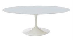 Saarinen oval dining table carrara marble 96