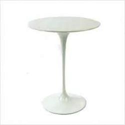 Saarinen round side table laminated (16")