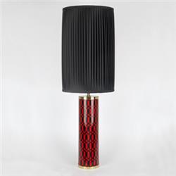 PLEATED LAMP SHADE BLACK