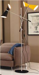 STILNOVO floor lamp double arm