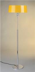 Chareau adjustable round floor lamp
