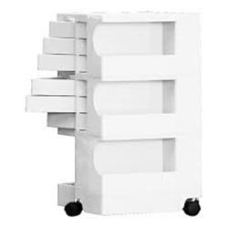 Joe Colombo Boby trolley B36 white