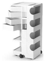 Joe Colombo Boby trolley B44 white