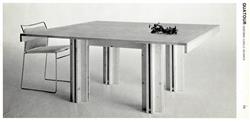 QUATOUR TABLE by Carlo Scarpa 1978 vintage