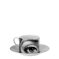 Fornasetti teacup T&V Antipatico blk/wht in STOCK
