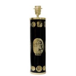 lamp base round Cammei black
