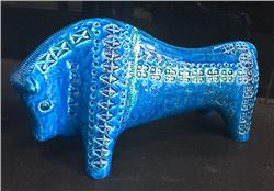 aldo londi Toro Bull figure rimini blue in STOCK