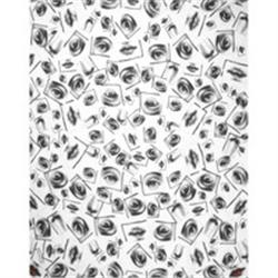 fornasetti scarf occhi on white