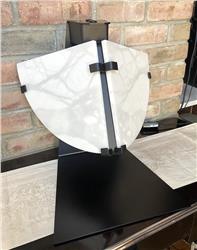 Chareau table lamp alabaster