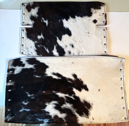 le corbusier camp chair basculant cow fur seat/back 205TRI-91 SOLD
