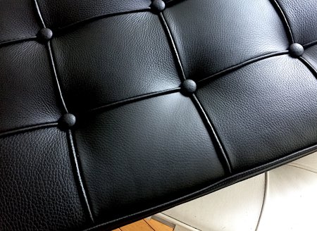 mies van der rohe pavilion chair leather parts