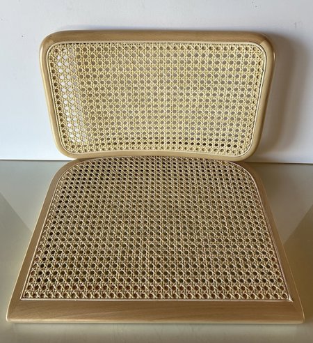 marcel breuer cesca chair replacement NATURAL seat/back set