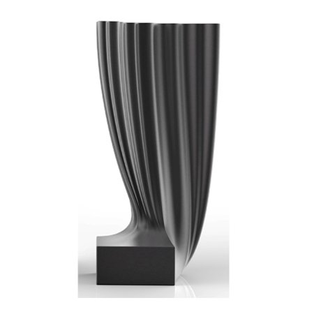 palm vase grigio by cedric ragot
