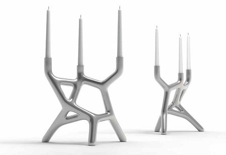 coral candlestick platinum by cedric ragot