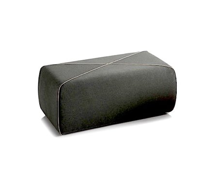 Joe Colombo Crossed Pouf large