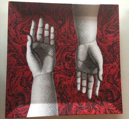 Fornasetti DON GIOVANNI large square tray color in STOCK