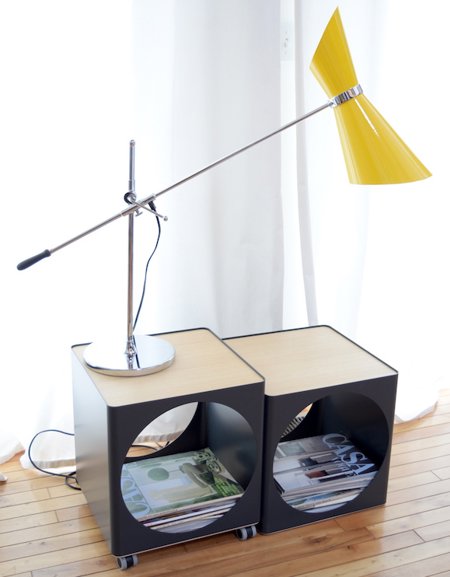 Ring container module table by Joe Colombo 1964