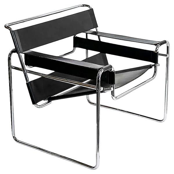 Breuer Wassily chair Cuoio black
