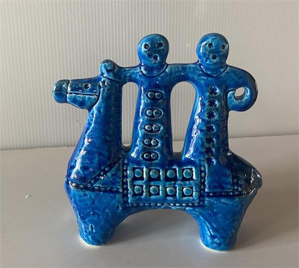 ALDO LONDI Cavallerizzo Figure by Bitossi